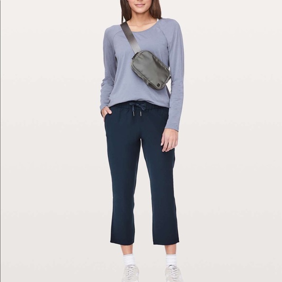 lululemon athletica Pants - Lululemon On the Fly crop 23” navy